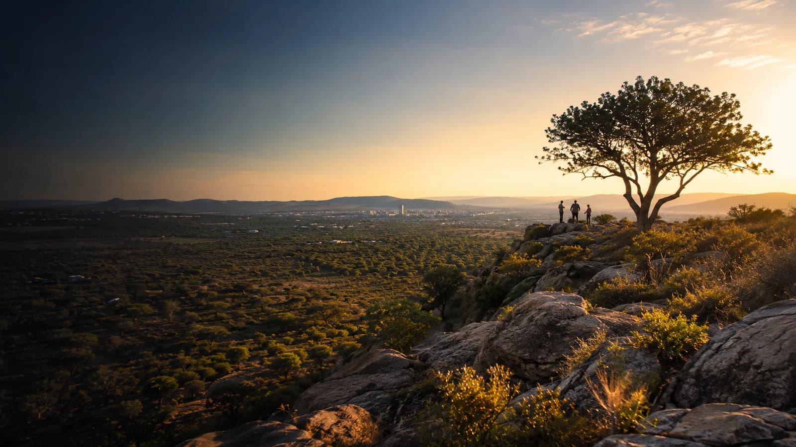 Cinematic TGPI country visual of Botswana, highlighting its landscape, culture and contemporary identity.