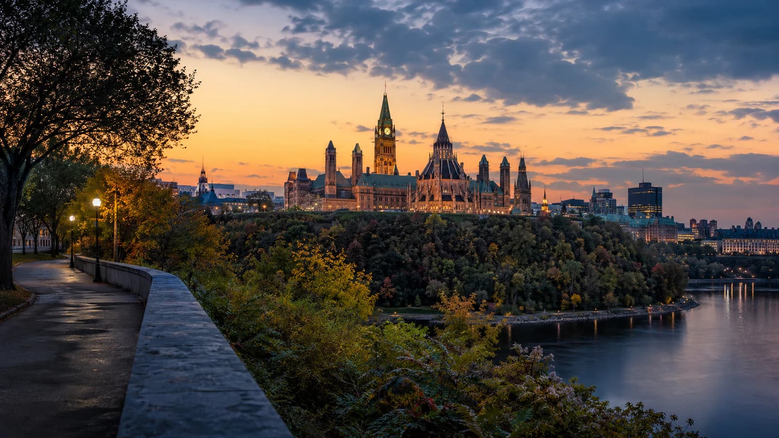Cinematic TGPI country visual of Canada, highlighting its landscape, culture and contemporary identity.