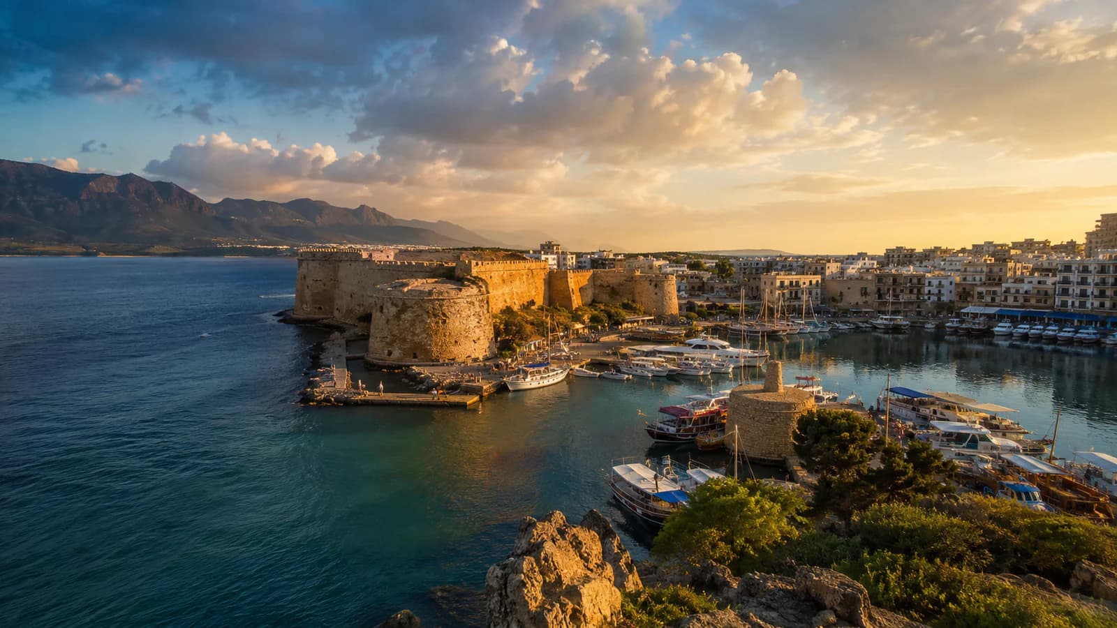 Cinematic TGPI country visual of Cyprus, highlighting its landscape, culture and contemporary identity.