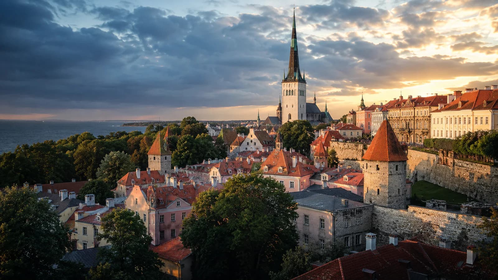 Cinematic TGPI country visual of Estonia, highlighting its landscape, culture and contemporary identity.