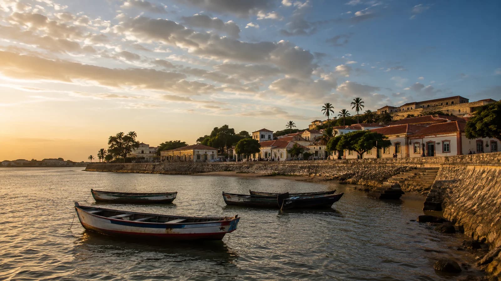 Cinematic TGPI country visual of Guinea-Bissau, highlighting its landscape, culture and contemporary identity.