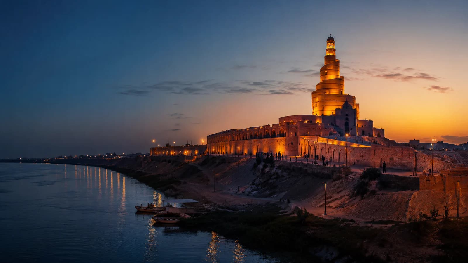 Cinematic TGPI country visual of Iraq, highlighting its landscape, culture and contemporary identity.